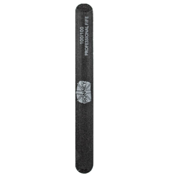 RONNEY Professional PREMIUM Nailfile -PILNIK 100/100 CZARNY PROSTY